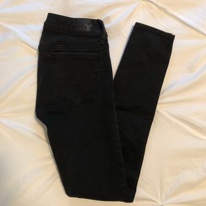 Black American Eagle jeggings